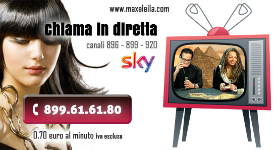 Le dirette tv di Max e Leila tutti i giorni sui canali Sky 896, 899, 920.