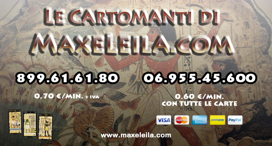 I numeri per chiamare le cartomanti di Maxeleila.com
